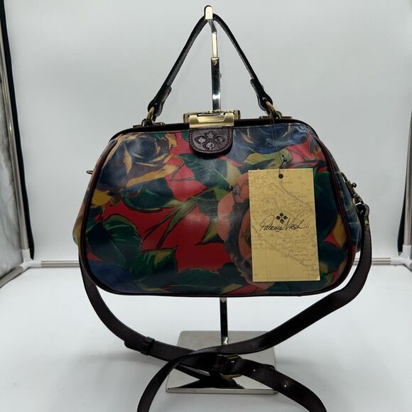 Patricia Nash Handbags - Patricia Nash Winter Bloom Hard Frame Convertible Crossbody Bag